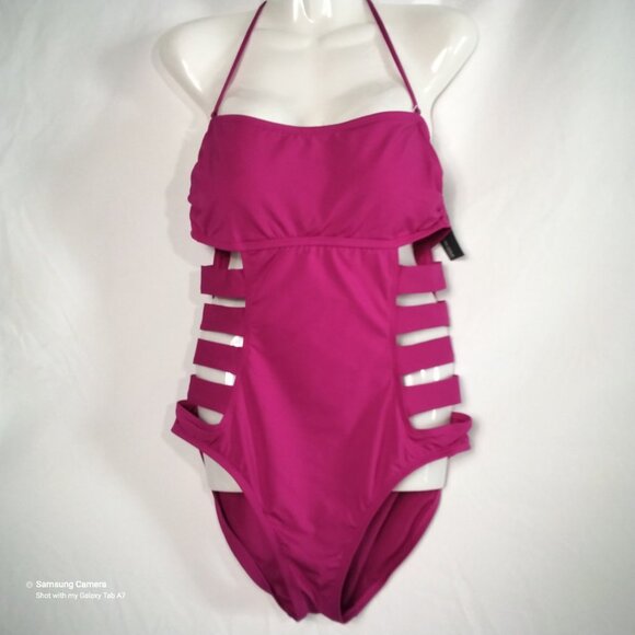 Kenneth Cole Reaction Pc Convertible Halter/Strapless Swimsuit